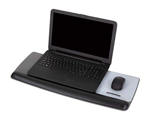 3M Gel Wristrest Platform for Keyboard and Mouse, 10.6 in x 25.54 in x 1 in