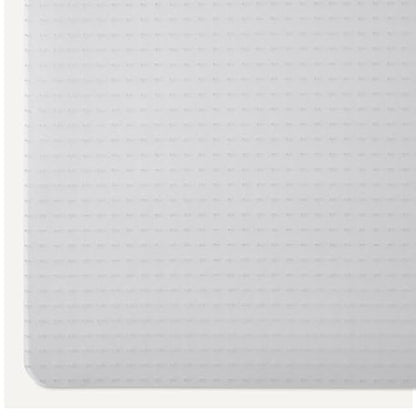 Amazon Basics Office Chair Mat for Low Pile Carpeted Floors, Clear Plastic with Studded Grips, 46" x 60", for Home or Office - size: 46" x 60"