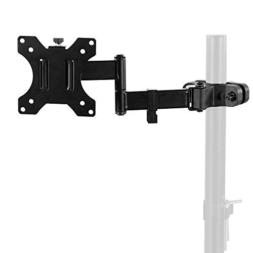 VIVO Black Pole Mount Monitor Arm for 17 to 32 in Screen, MOUNT-POLE01A - color: Black, size: 17 to 32" screens