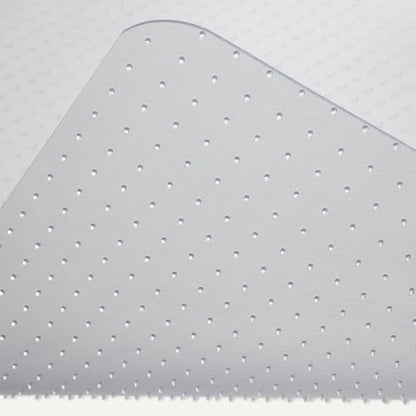 Amazon Basics Office Chair Mat for Low Pile Carpeted Floors, Clear Plastic with Studded Grips, 46" x 60", for Home or Office - size: 46" x 60"