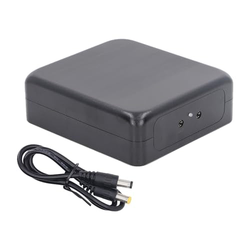 Mini UPS Battery Backup 31200mAh Uninterruptible Power Supply for Router Surveillance Camera Wide Application Multiple Protection ABS PC Material Compact Portable (24V) - size: 24V, style: 24V