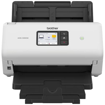 Brother ADS-3300W Wireless, High-Speed Desktop Scanner | 2.8-inch Touchscreen | Scans Up to 40ppm1 - style: New