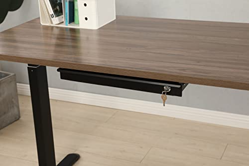 Pull-Out Desk Drawer - Office Storage Organizer Mounts Easily, Space-Saving Slide-Out drawer for Under Desk (24.4 in Internal Width)