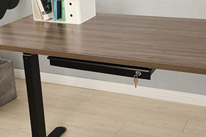 Pull-Out Desk Drawer - Office Storage Organizer Mounts Easily, Space-Saving Slide-Out drawer for Under Desk (24.4 in Internal Width)