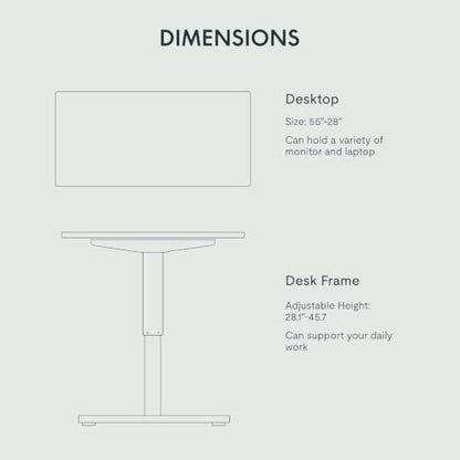 FLEXISPOT EN2 55"x28" Standing Desk Bundle with Storage Cabinet, Black - color: Black Frame + Black Top, size: 55x28 | Cabinet