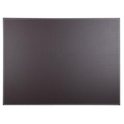 KINGFOM Desk Pad & Mat 24" x 18" Protector Large Mouse Pad PU Leather for Desktops and Laptops (Brown) - color: Brown-a111