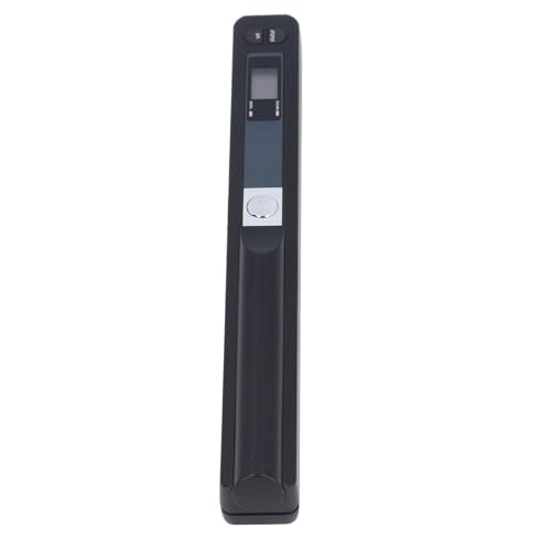 Focket Portable Document Scanner, 900 Dpi Handheld Photo Scanner Compact Lightweight with 32GB SD Card Storage for Home Office Business Travel (Black) - color: Black