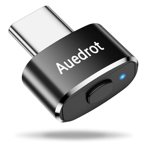 AUEDROT Mouse Jiggler Undetectable USB-C Mouse Mover with Switch Button, Automatic Type-C Wiggler with 2 Jiggle Modes, Plug & Play, Keep Computer/Laptop Awake, Black - color: Black