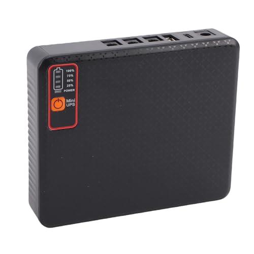 GOWENIC Mini UPS Battery Backup, 15600mAh Uninterruptible Power Supply for Router Modem, USB Type C DC Power Supply (US Plug)