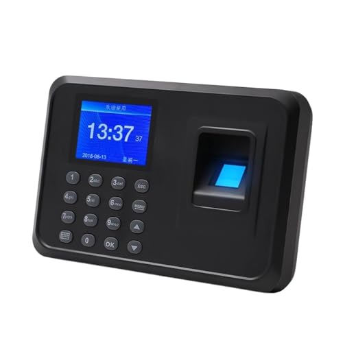 Time Clocks Password Biometric Fingerprint Attendance Machine Electric Timer in Recorder USB Employee Data Manage System Support Offline,