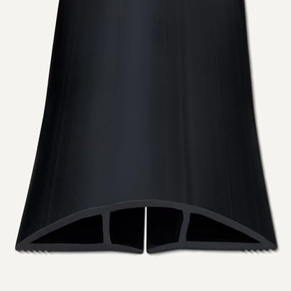Amazon Basics Floor Cord Cover, 6ft Length, 2.6" Diameter, Cable Protector, Black (Pack of 2) - size: 72 x 2.6 x 0.6 inches (Pack of 2)