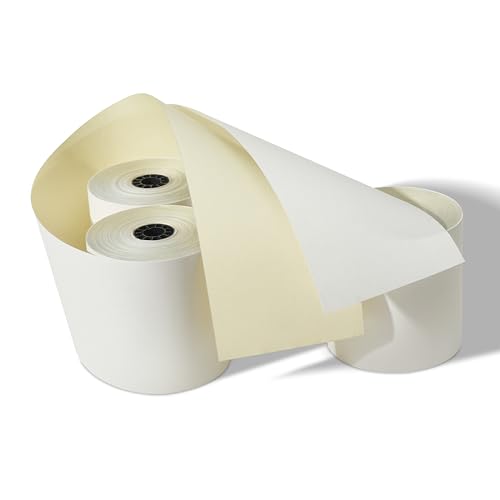 3" x 95' 2-Ply Carbonless Paper, 20 Rolls, Compatible with Star Micronics SP700 SP2000 UP389 Omni 480 TMU 220 250, Epson M119 TM300 TM-U200 TM-U200B, and More - size: 3 x 95 Two-Ply Carbonless