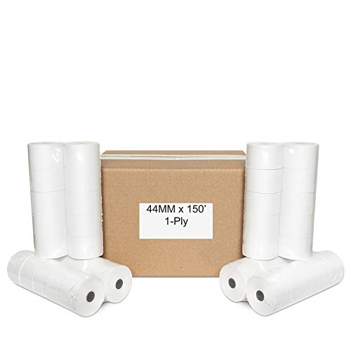 44mm (1-3/4") x 150' BOND Cash Register/Calculator Receipt Paper - 40 Rolls