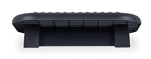 Mount-It Foot Rest Under Desk, 18 x 13 in Adjustable Ergonomic Footrest | 3 Tilt Angles Up to 30 Degrees, Non Slip Foot Stool at Work, Massage Surface, Durable Plastic, Home or Office, Black