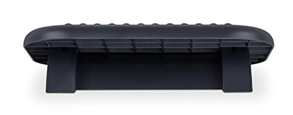 Mount-It Foot Rest Under Desk, 18 x 13 in Adjustable Ergonomic Footrest | 3 Tilt Angles Up to 30 Degrees, Non Slip Foot Stool at Work, Massage Surface, Durable Plastic, Home or Office, Black