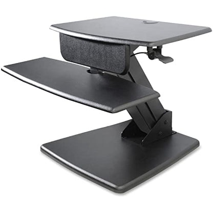 Kantek Desktop Sit to Stand Workstation, Black (STS810) - color: Black, style: Desktop Workstation
