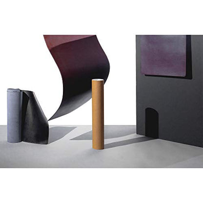 DACASSO Bonded Leather No Core Rollable Desk Mat/Pad - Luxury Leather Desk Blotter for Writing - Executive Desk Surface Protector - (Black, 32” x 15”)