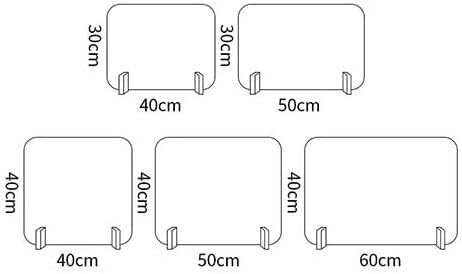 Desk 2-Pack, Noise & Visual Disturbance Reduction, Partition Wall for Home Office, White, 40x40cm, Divider Enhanced Focus Productivity - color: Bianco, size: 40X40CM