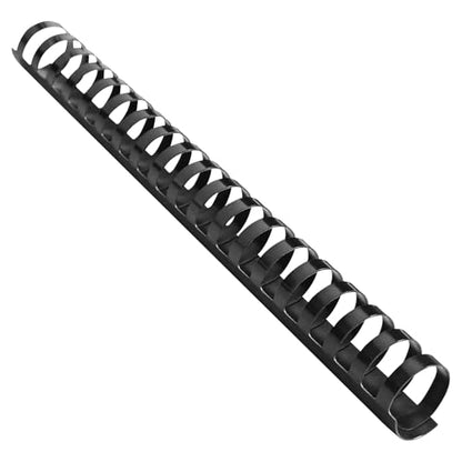 HOUYEE 50 Pack 1 Inch Plastic Binding Combs,19 Rings, 200 Sheets Capacity - size: 1"(25mm)，50P