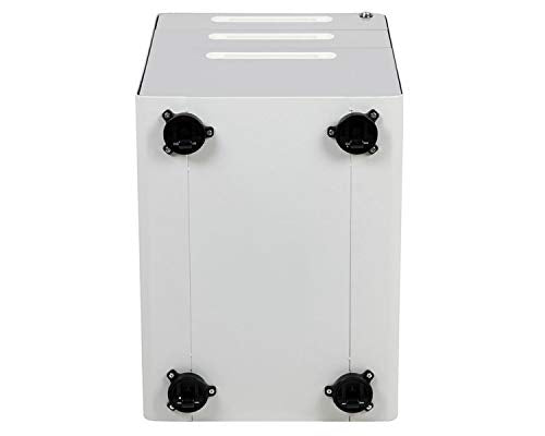 Flash Furniture 3-Drawer Locking Mobile Filing Cabinet, White - color: White, style: Ergonomic