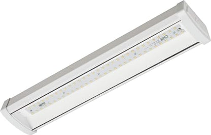 Lithonia Lighting 4 Foot LED Light Fixture, Low-Profile LED Wraparound Flush Mount Ceiling Light, 4000K Cool White, 48-Inch (FMLWL 48 840 ZT MVOLT) - color: 4000K Cool White, size: 48 inches, style: MVOLT