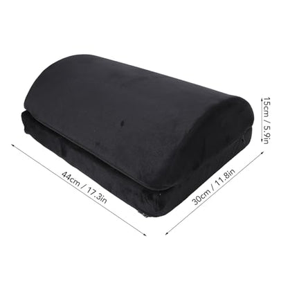 RiToEasysports Foot Rest, Adjustable Height Memory Foam Ergonomic Comfortable Foot Stool for Home Office Workers Remote Employees and Study Spaces