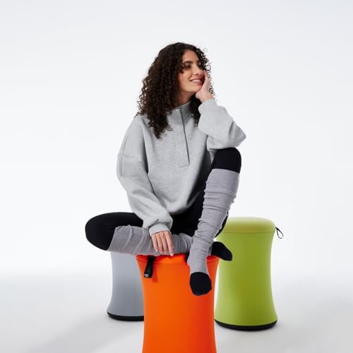 Boba Chair Stylish Active Wobble Stool, ADHD Chair, Improves Posture and Focus, Ergonomic with Height Adjustable Stool for Adults Children for Home Office, Study Room (Sky Blue) - color: Sky Blue
