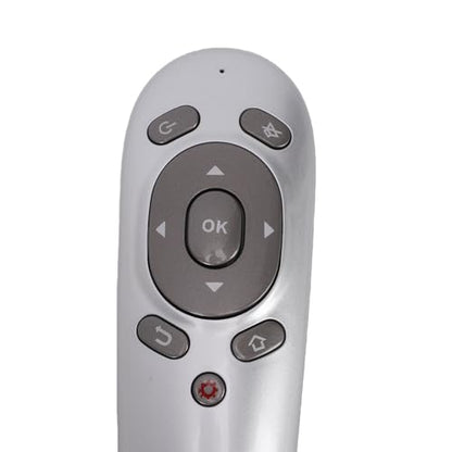 Wireless Presentation Clicker, 2.4GHz Remote Presenter with Gyroscope & 15M Range, Ergonomic Presentation Tool for Business Teaching Speech