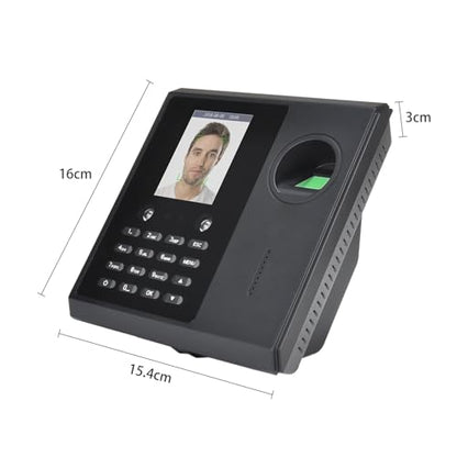 Biometric Time Clock Attendance Machine for Employees 5 Languages System Support WiFi USB Port Data for Office for Small Businesses