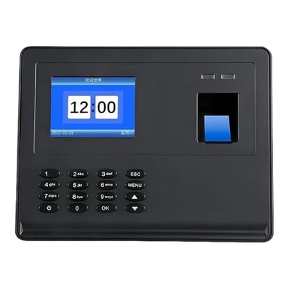 Time Clock,Attendence Machine Fingerprint Attendance Biometric Machine System Employee Keypad Electric Time Clock Recorder Data Manage F02H