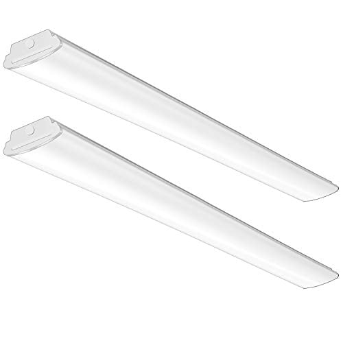 8FT LED Shop Lights 110W LED Garage Light, 5000K, 12000lm, 8 Foot Linear Strip Fixture, Surface and Suspend Mounting, for Warehouse, Workshop, Replace for Fluorescent Tube 2 Pack - size: 8FT
