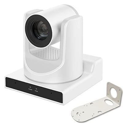 SMTAV PTZ Camera with 3G-SDI,HDMI and IP Streaming Outputs,30X + 8X Zoom,Broadcast Live Streaming Camera for Conference,Events,Church and School etc (30X-White)