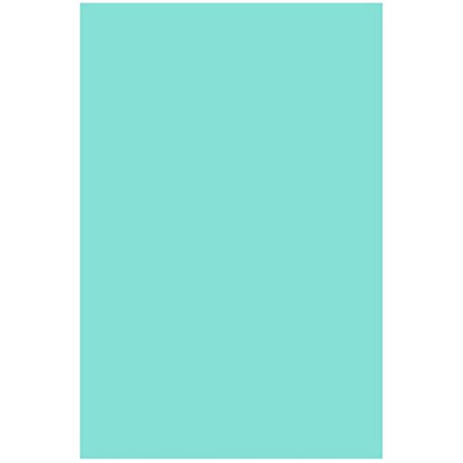 Colonial Cards: 100 Color Cardstock 5" x 8" Index Cards, Aqua, Unruled - color: aqua
