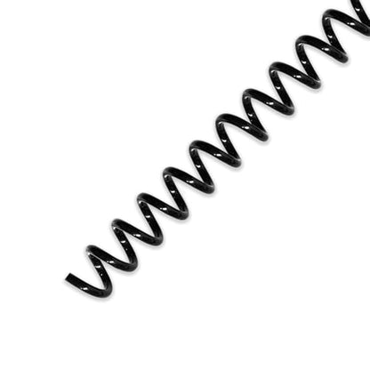 HOUYEE 100 Pcs Plastic Spiral Binding Coils,8mm (5/16"),4:1 Pitch,48 Loops - size: 5/16"(40 sheet capacity)