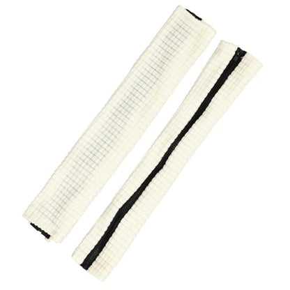 PATIKIL 18x4.3in Office Chair Armrest Covers, 1Pair, Natural White - color: Natural White, size: 18"
