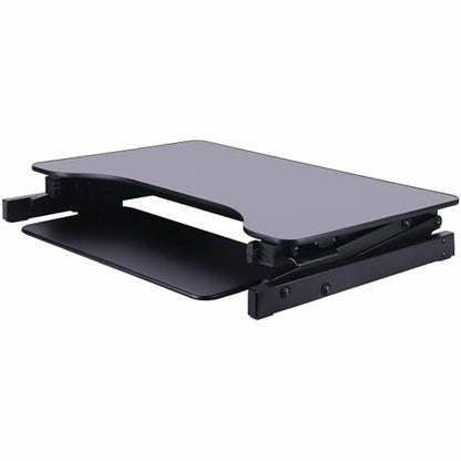 Lorell Adjustable Desk/Monitor Riser, Black - color: White
