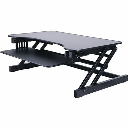 Lorell Adjustable Desk/Monitor Riser, Black - color: White