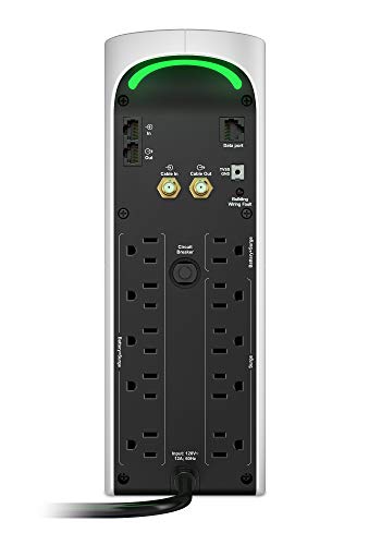 APC Back-UPS Pro Gaming UPS 1500VA/900W Pure Sine Wave UPS, BGM1500-US - color: Arctic
