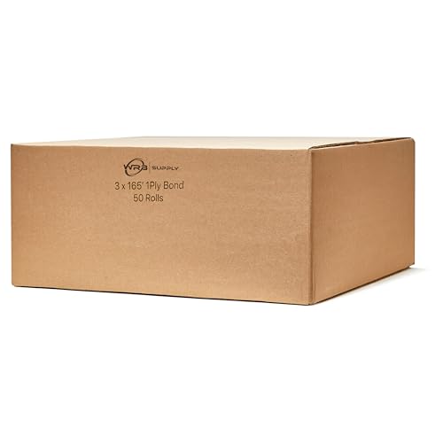 WRB SUPPLY 3" x 165' 1-Ply Bond (Non-Thermal) Paper Roll for Star SP700-50 NEW ROLLS - size: 3" x 165' 1-Ply Bond