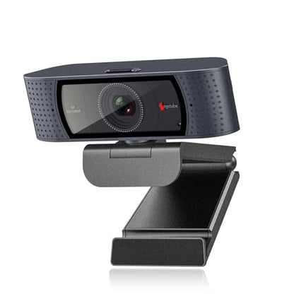 Angetube 1080P Streaming Camera，Computer PC Camera with Privacy Cover | 2 Mics, Plug & Play, USB C Adapter,Student Webcam for Teams/Meeting/Online Class, College Dorm Back to School Essential
