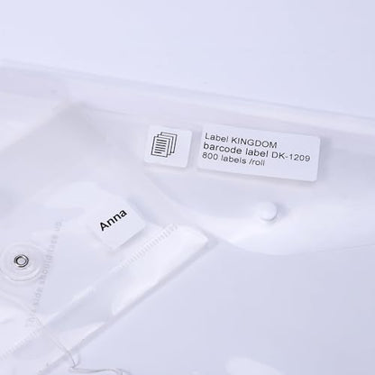 Compatible with Brother 2.4" x 1.1" DK-1209 Small Address/Barcode QL Label - size: 2.4 inch x 1.1 inch (1209)