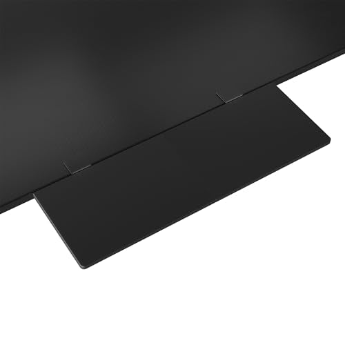 BONTEC Ergonomics Desk Extender Tray, 27.2 x 9.5 Inch, Black Carbon Fiber | 90° Foldable Keyboard Tray Platform, Table Mount Arm Rest Shelf, Clamp on Computer Arm Rest for Office Use - color: Black Carbon Fiber, size: 27"*9.5"(69cm*24cm)