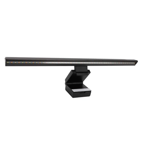 Zunate Computer Monitor Light Bar, Extra Computer Lighting, RGB Backlight LED 3 Gear Dimmable Screen Light Bar, Touch Control Screen Lamp for Office Desk Gaming