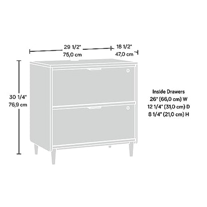 Sauder Clifford Place Lateral File, Grand Walnut finish