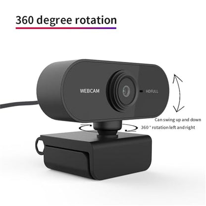 Streaming Camera 1080p HD Webcam USB Pc Camera Webcam for Pc Gaming | Computer Web Cameras for Desktop Computer Accessories with Microphone,Fast Auto Focus, Rotatable Lens Gaming Stuff