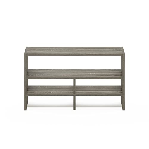 Furinno Hermite Desk Top Organizing Shelf Bookcase, French Oak - color: French Oak, size: 16.4-Inch