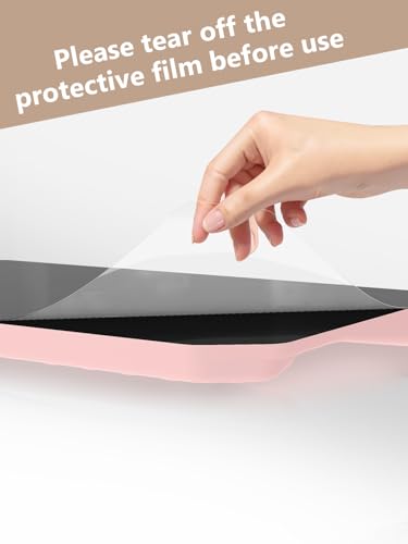 2-in-1 Ergonomic Keyboard Stand with Wrist Rest, Pink - color: Light Pink