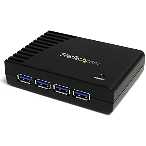 StarTech 4-Port USB-A Hub, 5Gbps, Power Adapter Included (ST4300USB3) - size: 4 ports, style: 4 x USB-A