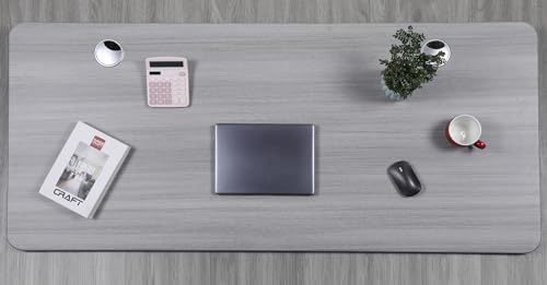 ApexDesk Quattro Series 60" Electric Adjustable Standing Computer Desk for Home and Office Width and Height Adjustable, Rectangular Grey - color: Grey Rectangular, size: 60" Rectangular