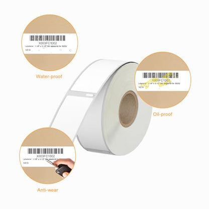 (4200 Labels/12 Rolls) Labelebal 12 Rolls Compatible with DYMO 30252,1-1/8" x 3-1/2"(28mm x 89mm) Direct Thermal Labels,Shipping Replacement Labels Compatible for DYMO LabelWriter Printer - color: Dm-30252-12 Rolls-4200 Pcs